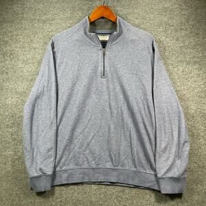 English Laundry 1/4 Zip Pullover Men's XL Blue Modal Blend Casual Outdoors